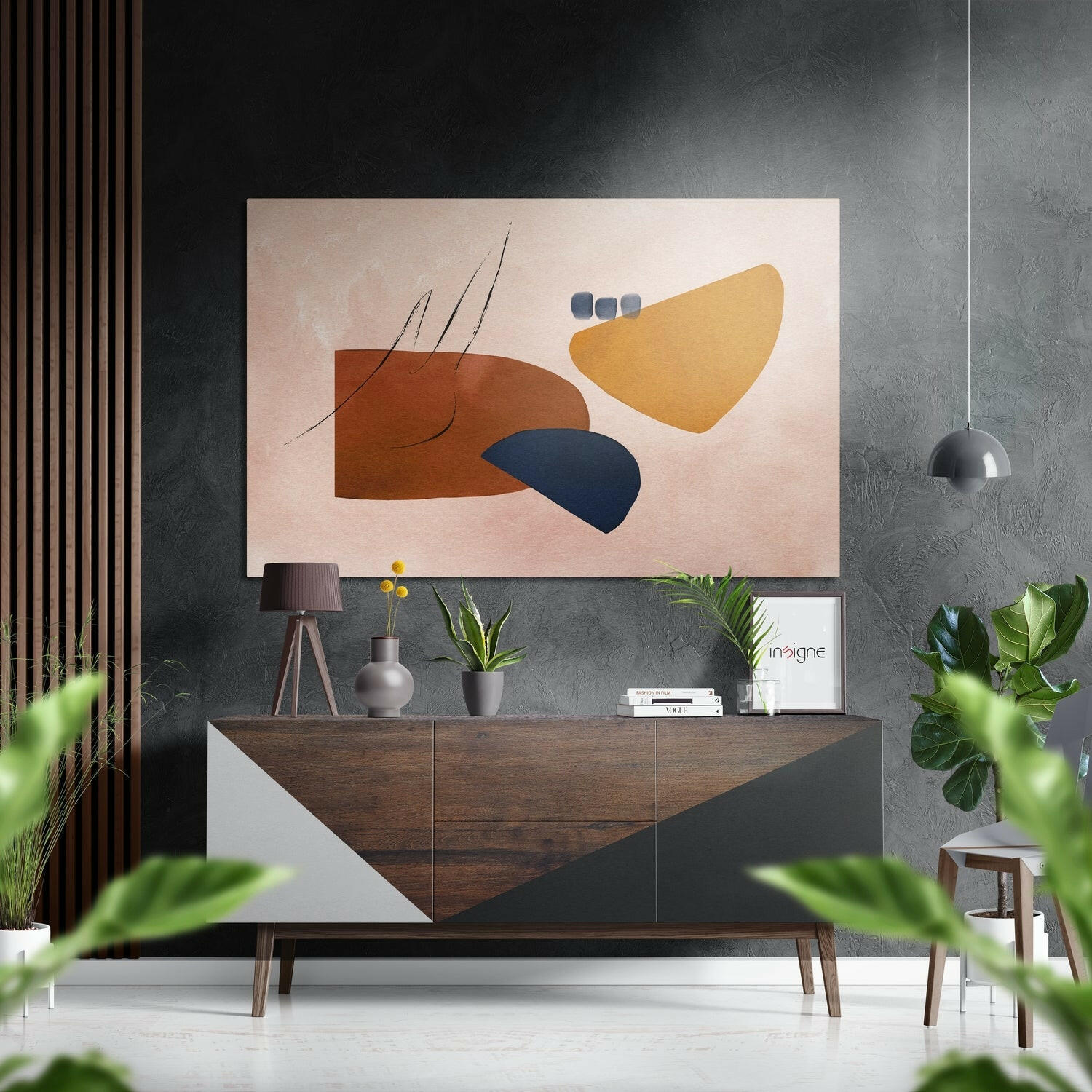 Şekiller Fırçalı Metalik Alu-Dibond.