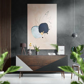 Noktalar Fırçalı Metalik Alu-Dibond.