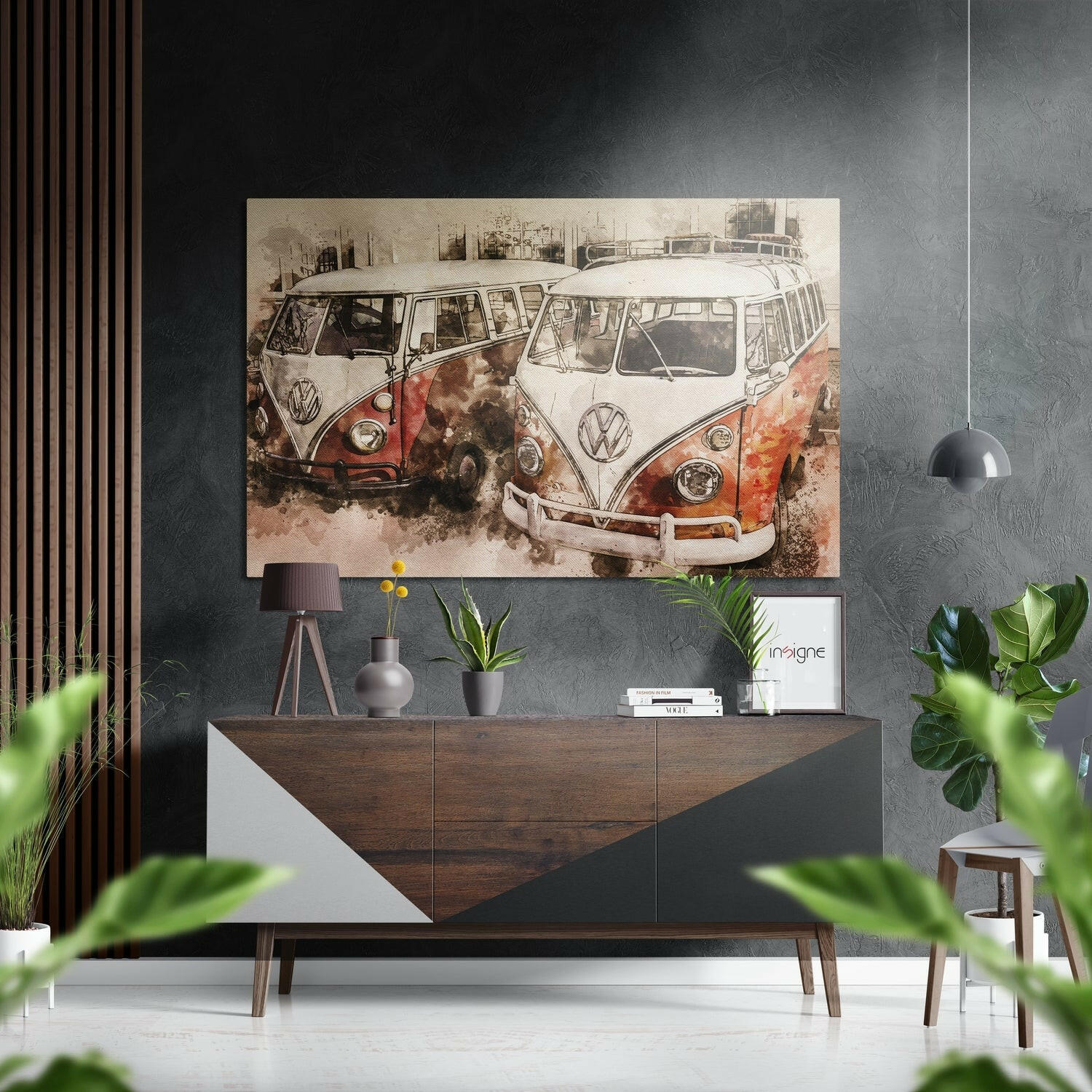 Vw Otobüs Fırçalı Metalik Alu-Dibond.