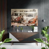 Vw Otobüs Fırçalı Metalik Alu-Dibond.