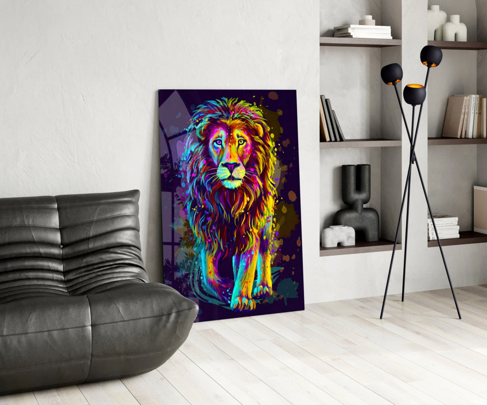 Aslan Cam Tablo
