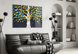 Hayat Ağacı Cam Tablo