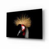 Turna Kuşu Cam Tablo