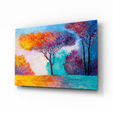 Sonbaharın Hikayesi Cam Tablo
