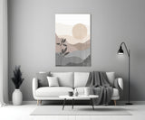 Küçük Yapraklar Cam Tablo