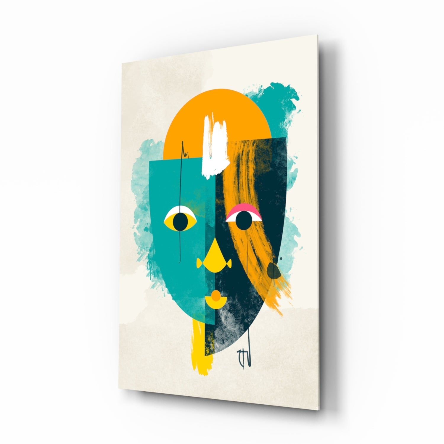 İllüstrasyon Cam Tablo