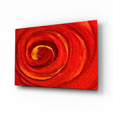 Kırmızı Döngüsü Cam Tablo