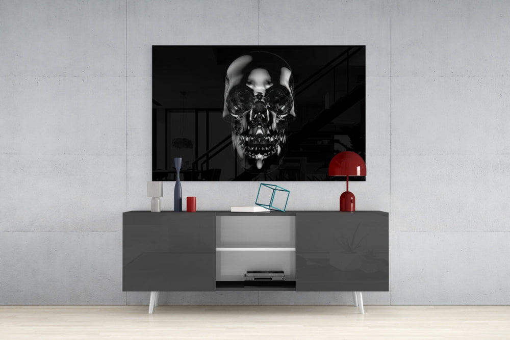 Kafatası Cam Tablo