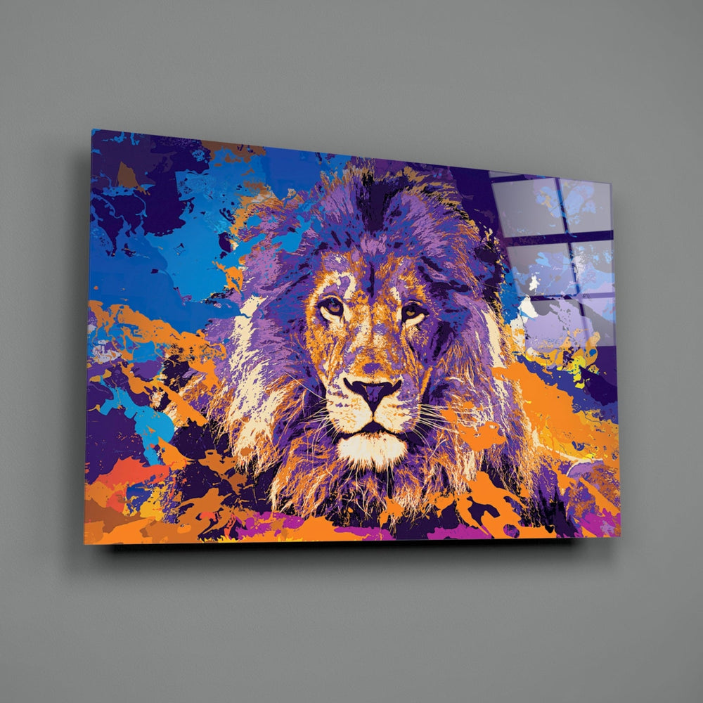 Aslan Cam Tablo