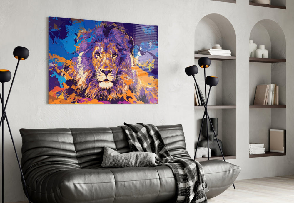 Aslan Cam Tablo
