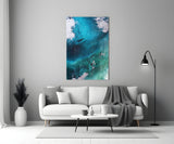 Soyutlamanın Renkleri Cam Tablo