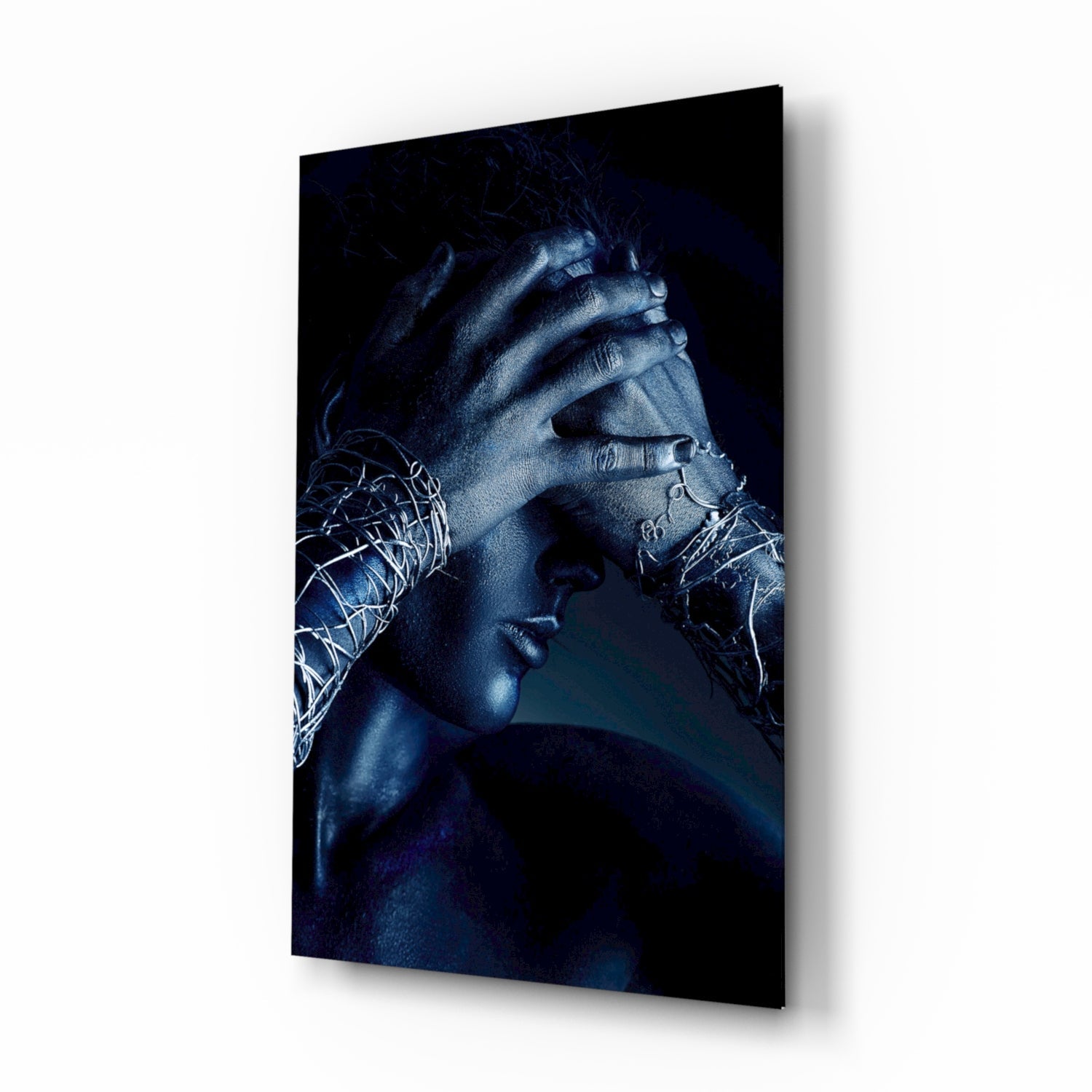 Derin Düşünce Cam Tablo