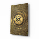 Soyut Döngü Cam Tablo