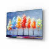 Ağaç Çizimi Cam Tablo