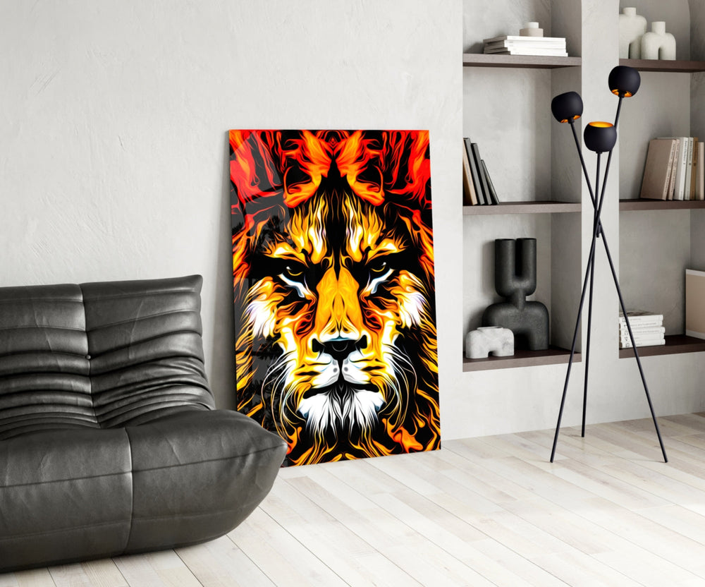 Aslan Cam Tablo