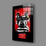 "Kötü Köpek" Cam Tablo