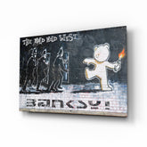 Ayının Direnci Cam Sanatı Cam Tablo