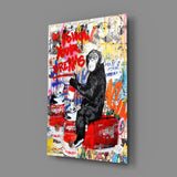 Maymun Tavsiyesi Cam Sanatı Cam Tablo