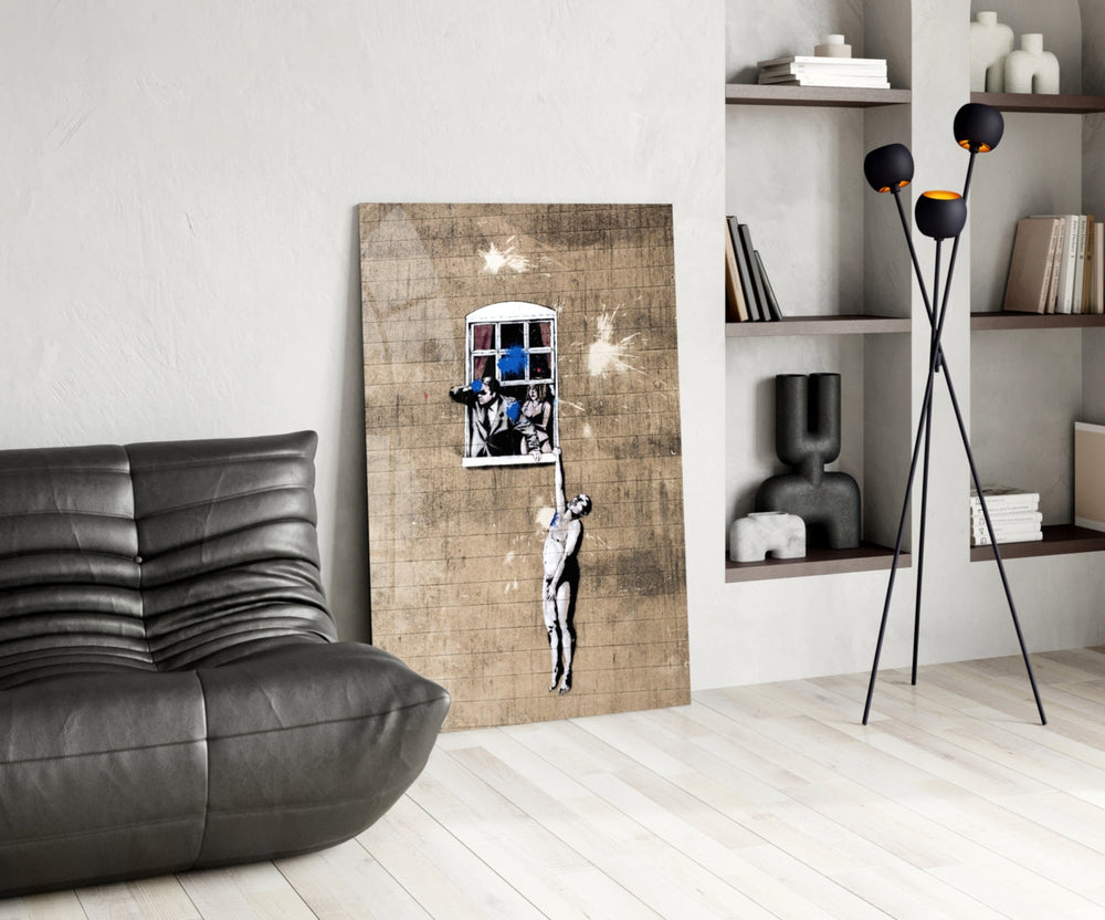 Aldatma Cam Sanatı Cam Tablo