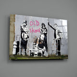 Eski Okul Cam Sanatı Cam Tablo