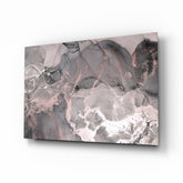 Tatlı Pembe Cam Sanatı Cam Tablo