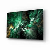 Yeşil Alan Cam Sanatı Cam Tablo