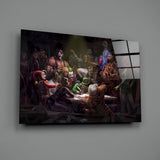 Batman Glass Art'a Mektup Cam Tablo