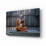 Harley Quinn Cam Sanatı Cam Tablo