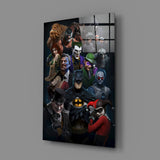 Batman Evreni Cam Sanatı Cam Tablo