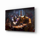 Marvel Cam Sanatı Cam Tablo