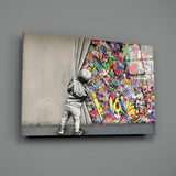 Perde Arkası Cam Sanatı Cam Tablo