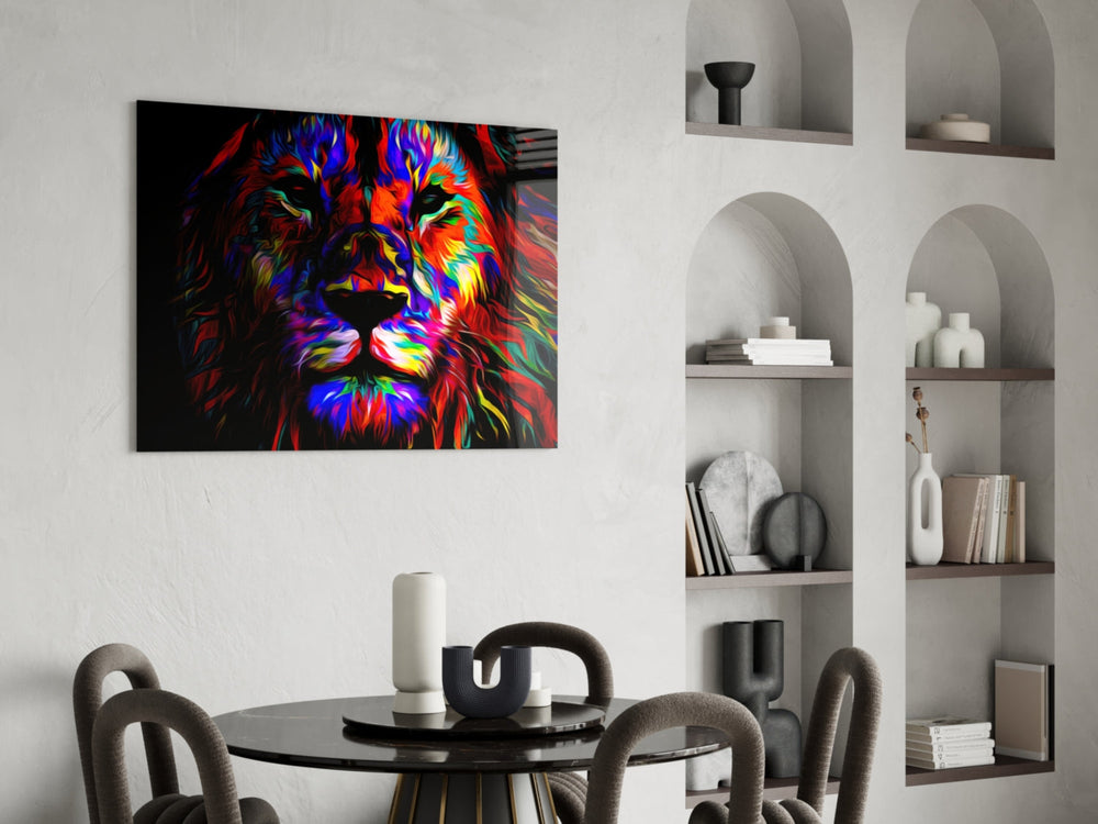 Aslan Cam Tablo