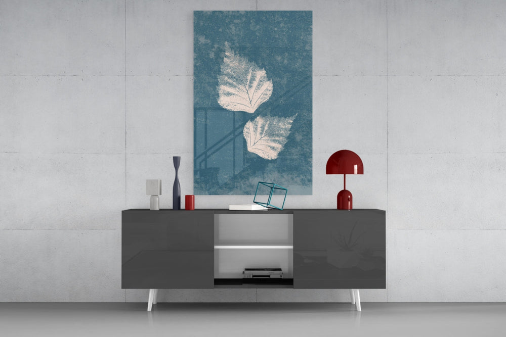Düşen Yapraklar Cam Tablo