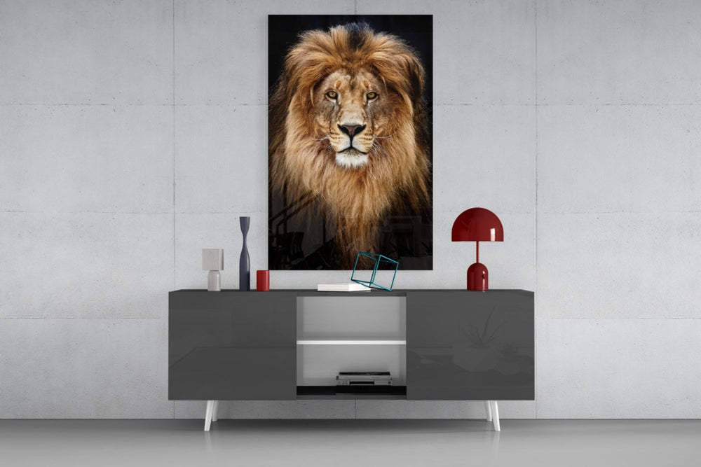 Aslan Cam Tablo