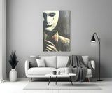 Üzüntüyü Maskele Cam Tablo