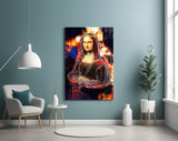 Kraliçe Mona Lisa Cam Tablo