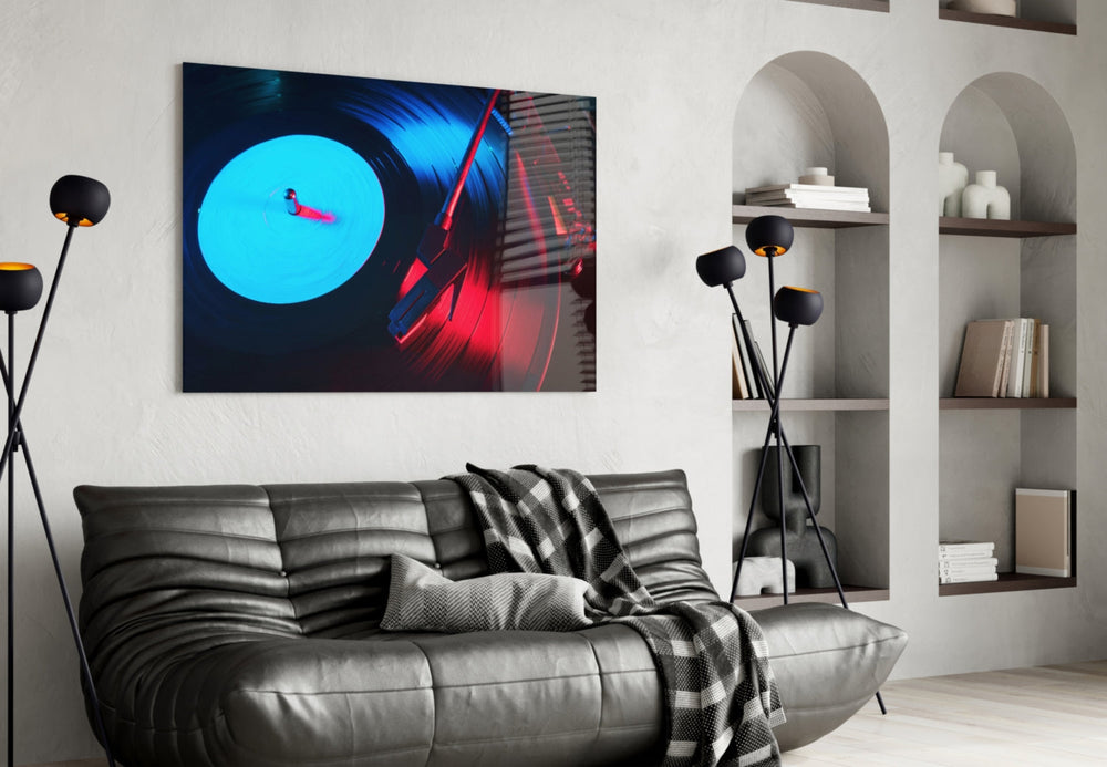 Gramofon Cam Tablo