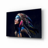 Kızılderili Cam Tablo