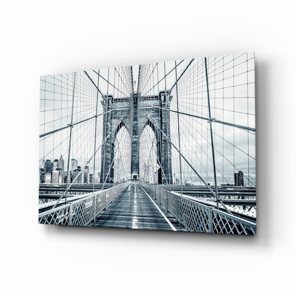 Brooklyn Köprüsü Cam Tablo