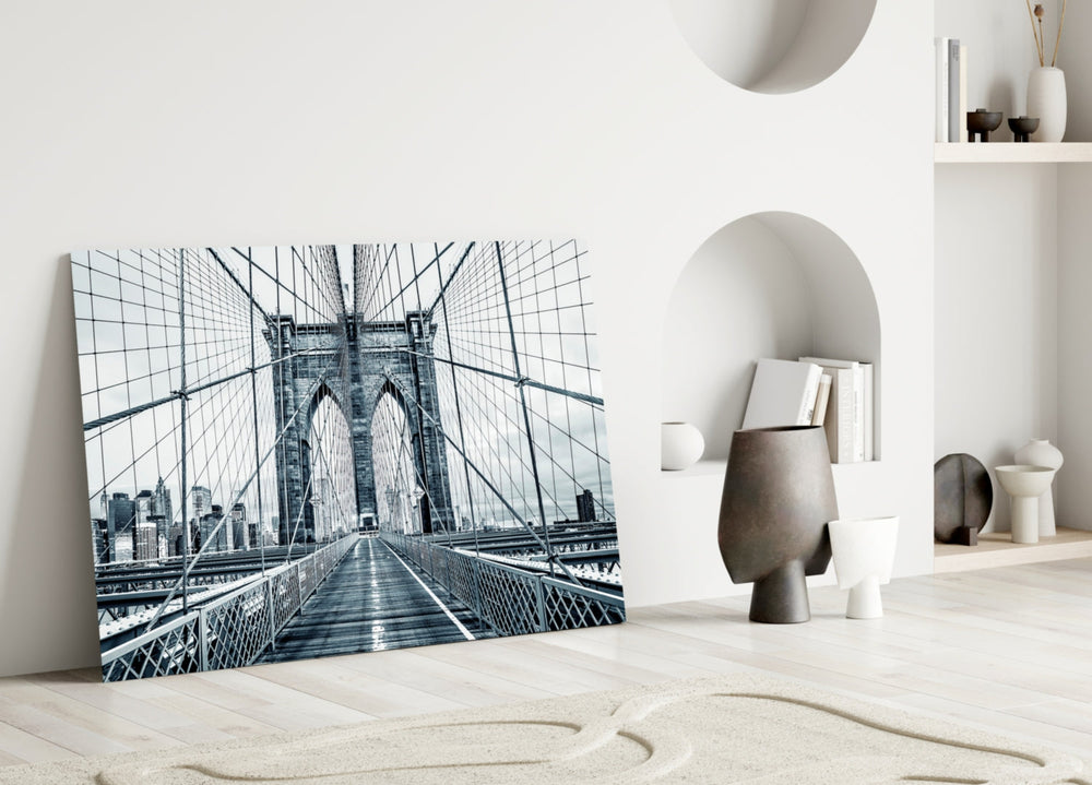 Brooklyn Köprüsü Cam Tablo