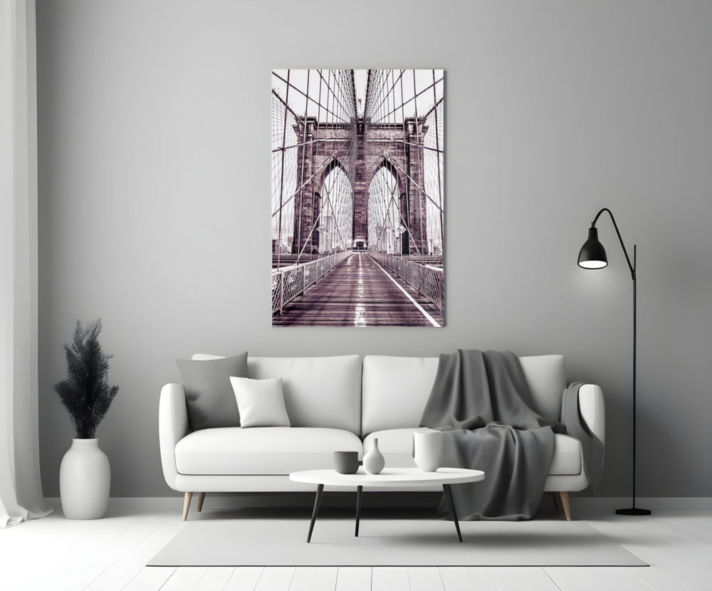 Brooklyn Köprüsü Cam Tablo