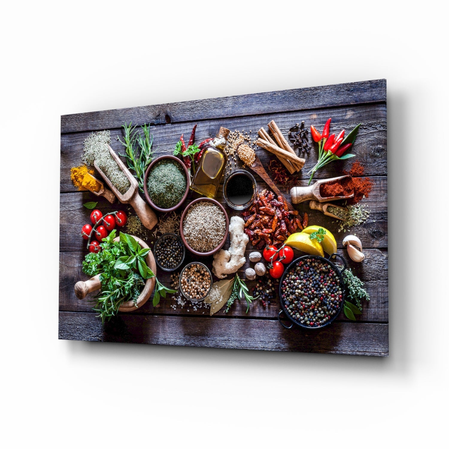 Baharatlar Cam Tablo