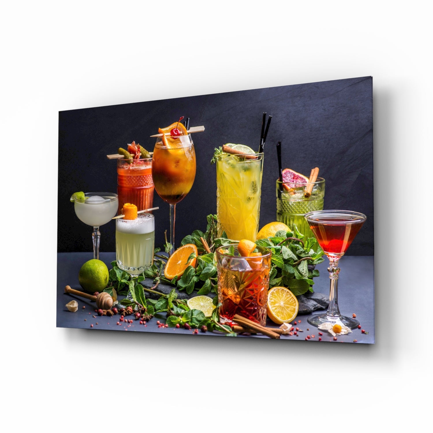 Kokteyller Cam Tablo