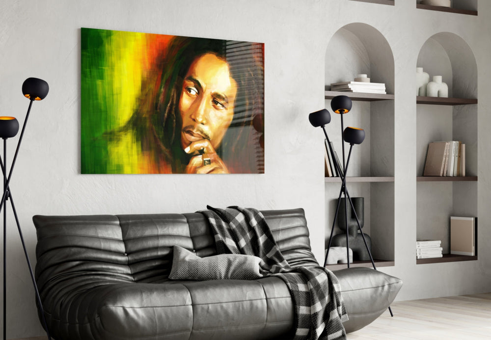 Reggae Efsanesi Cam Tablo