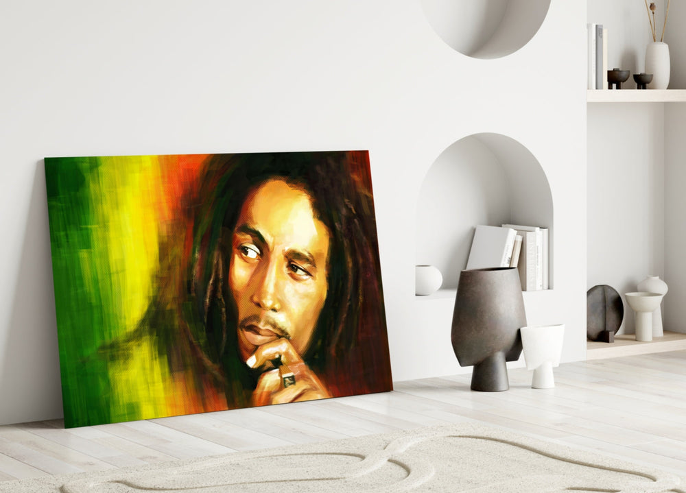 Reggae Efsanesi Cam Tablo