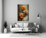 Zamansız Çiçekler Cam Tablo || Tasarımcı Koleksiyonu