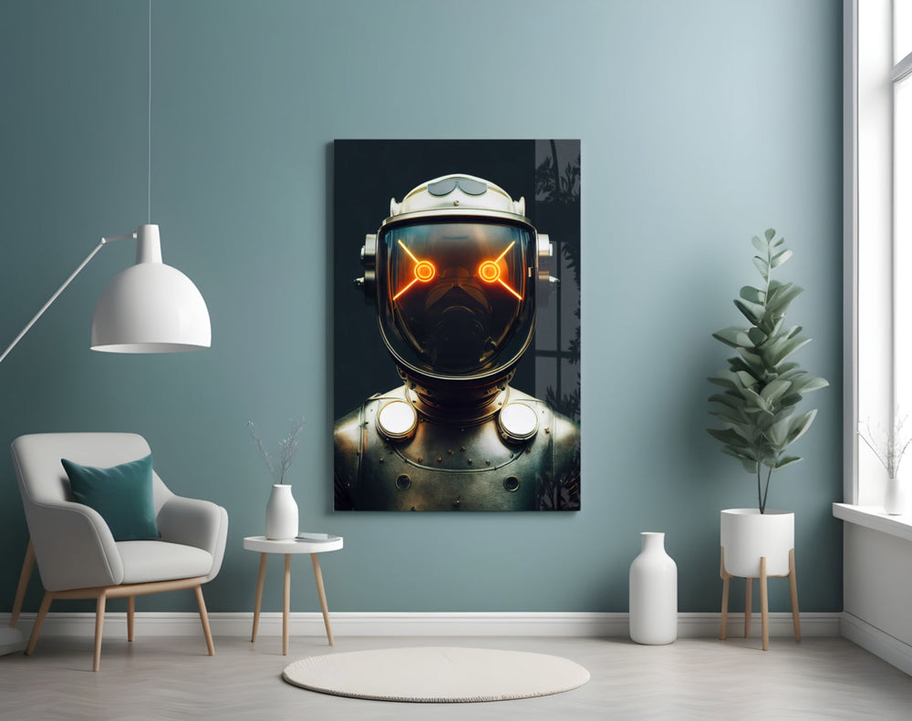 Robotik Görünüm Cam Tablo || Tasarımcı Koleksiyonu