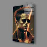 Dövüş Kulübü - Tyler Durden Cam Tablo || Tasarımcı Koleksiyonu