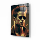 Dövüş Kulübü - Tyler Durden Cam Tablo || Tasarımcı Koleksiyonu