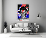 David Bowie Cam Tablo || Tasarımcı Koleksiyonu
